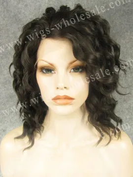 2014 Popular Brown Wholesale Alibaba Front Lace Wig Synthetic