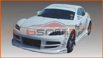 2003-2008 Rx8 Coupe G Tech Fiber Glass Front Bumper For Mazda