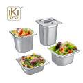 stainless steel 1/1 half deep gastronorm container