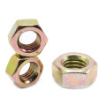 Non--standard Hexagon Thin Yellow Zinc Nut