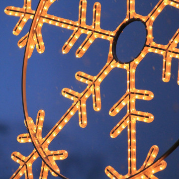 CE Rohs Custom Outdoor 3D Snowflake LED Christmas Lights