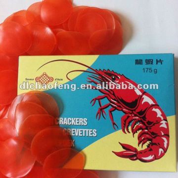 RED COLORED PRAWN CRACKERS