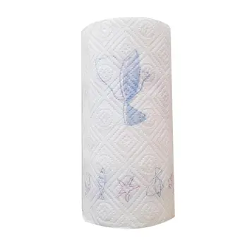 Hot Sale Custom Printed Kitchen Paper Towel Roll