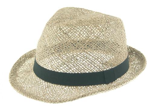 Newest Reed Straw Hat with Fabric Ribbon for Lady