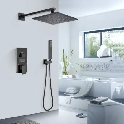 ORB BLACK BRONZE SHOWER SET