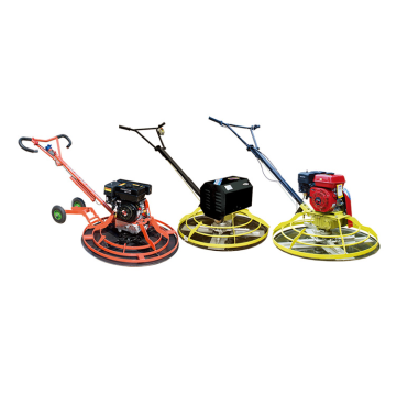 walk behind gasoline electric power helicopter edging finishing float machine concrete power trowel