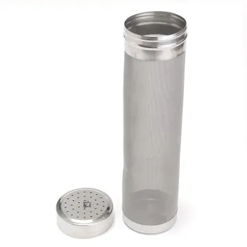 Stainless Steel Cylindrical Beer Brew Kettle Filter with Cover