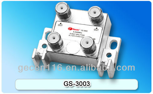 5-2400MHz 3 Way Sat Splitter GS-3003