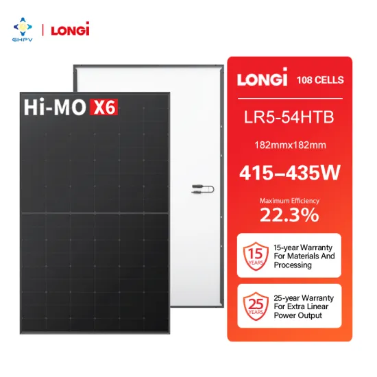 Longi Hi-Mo X6 Solar Panels: 415W to 435W Monocrystalline Photovoltaic Modules