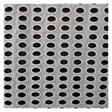 Hollow embroidery lace fabric with big holes130CM