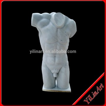 Life Size Customized Stone Marble Bust Sculpture For Interior Decor