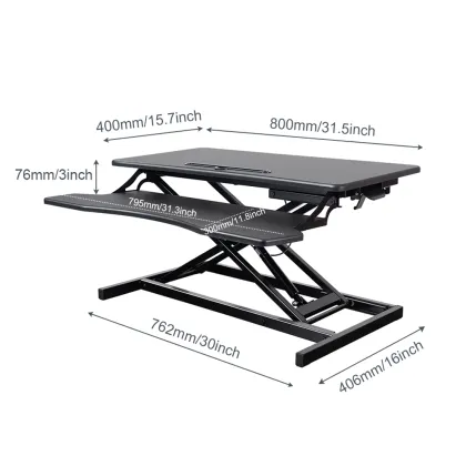 Healthy Environment: Adjustable Flexispot Laptop Folding Computer Riser Desk Converter