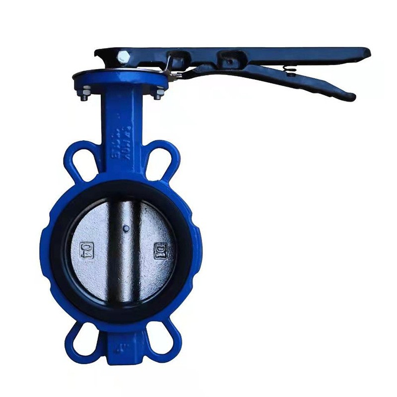 Wafer type handle butterfly valve
