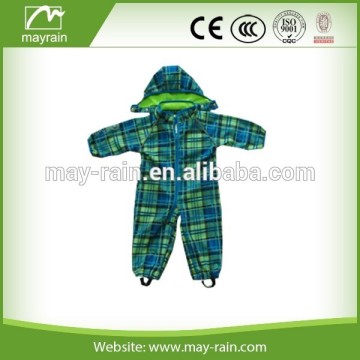 outdoor high quality kids pu rain suits