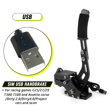 16Bit USB Handbrake for Logitech G27 G29 G920 G923 T500 T300 Racing Games