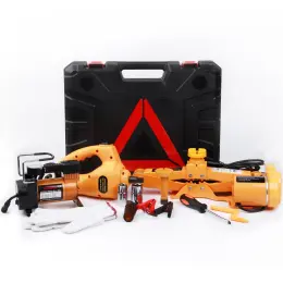 3IN1 2T Electric Scissor Car Jack Wrench Inflation