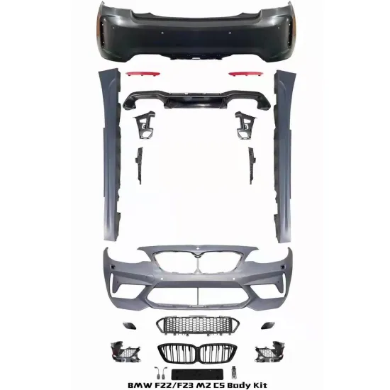 BMW 2-Series F22/F23 Front/ Rear Bumper Assembly Grille Upgrade for M2 CS Model