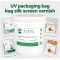 UV প্যাকেজিং ব্যাগ স্ক্রিন প্রিন্টিং বার্নিশ