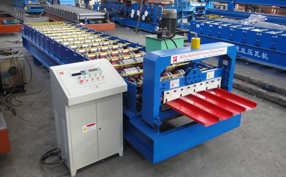 Processing Roof Tile Self Locking Forming Machine