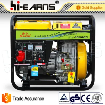 5KVA open equal power single and three phase diesel generator