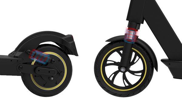 dual suspension escooters