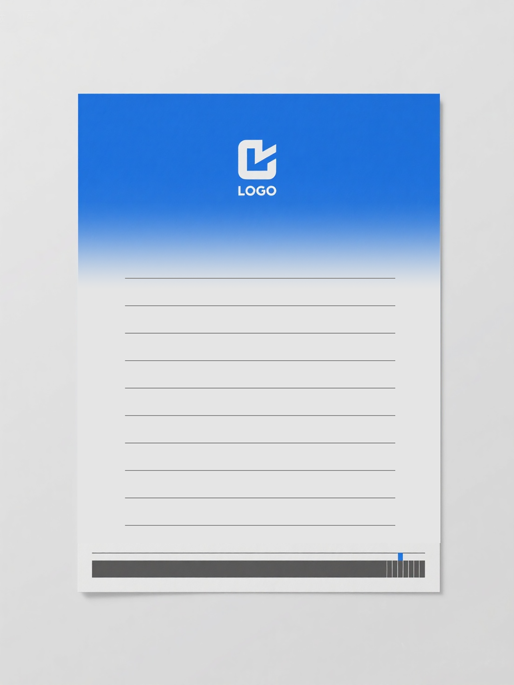 Papel de escritura de colores personalizados