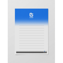 Custom color writing paper