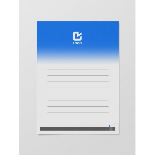 Papel de escritura de colores personalizados