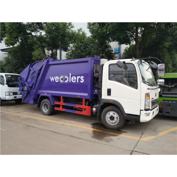 Sinotruk 6m3 Compressed Refuse Trucks