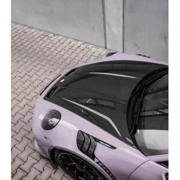 PET Liner Fog Grey to Purple Car Vinyl