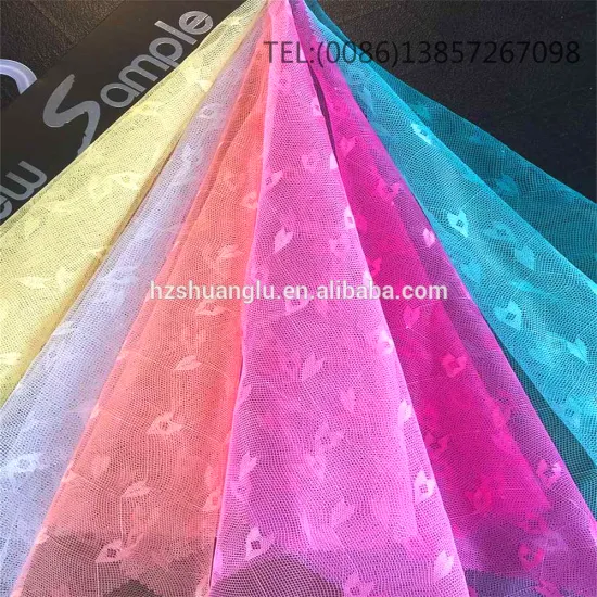 100% polyester 40D jacquard mosquito net fabric door curtain fabrics 26gsm