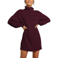 Women Turtleneck Long Sleeve Casual Sweater