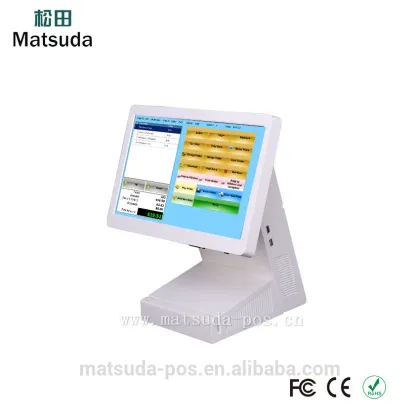 White color retail epos payment computer/epos payment machine