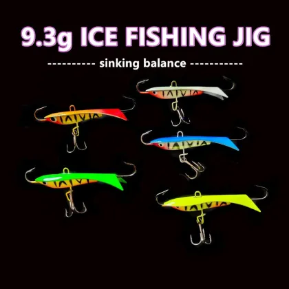 61mm 10g Sinking Balance Ice Fishing Jig Lure for Panfish, Crappie, Sunfish, Perch