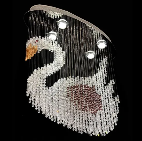 crystal chain hanging chandelier lighting