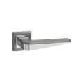 Wellway aluminum handle on rosette romantic door handle