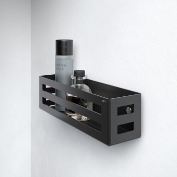 Matte schwarze hängende Wanddusche Caddy - Edelstahl -Duschregal