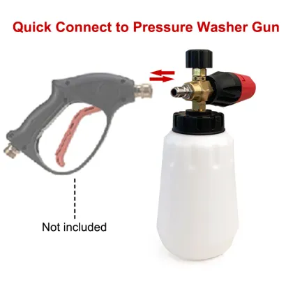 Quick Release Car Detailing High Pressure Washer Snow Foam Lance