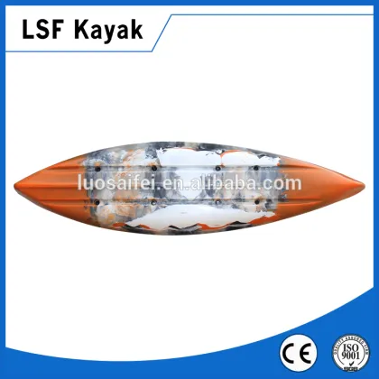 Single plastic sea fishing kayaks canoe wholesale