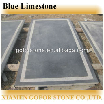popular blue stone table top, honed blue stone table top