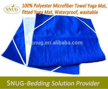 100% Polyester Microfiber Terry Waterproof Yoga blanket