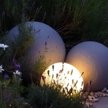 RGB Illuminated Ball Light: New Design Magic Garden Ball Outdoor Waterproof LED Garden Light