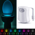 LED Night Lights Toilet Seat Night Light Motion Sensor 8 Colors For Toilet Bowl Luminaria Lamp WC Indoor Lighting