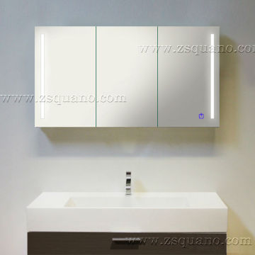 IP44 Top Lighted Cabinet with Demister Pad in Bathroom