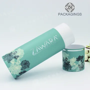 Custom Cardboard Tube Packaging with Foil Stamping