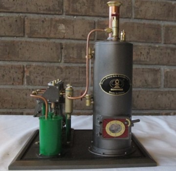 Brass Made Three Cylinders Steam Engine