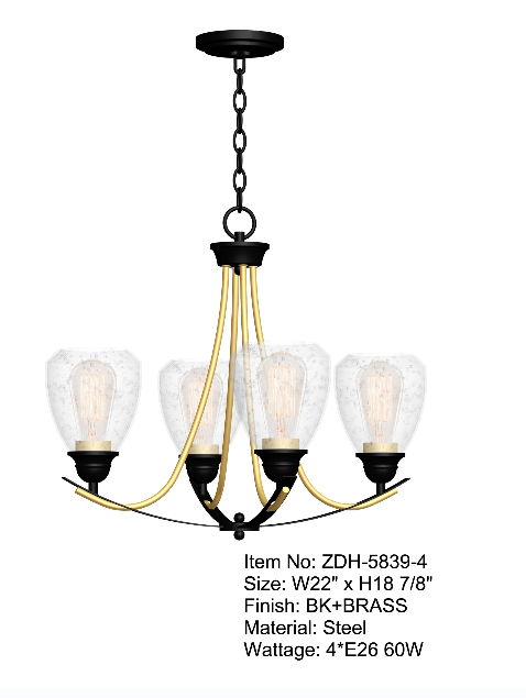 Foyer Light 5839-4 Chandelier Light