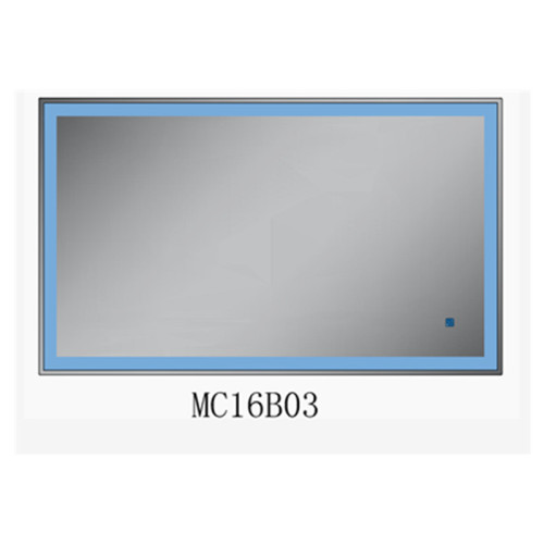 Miroir de salle de bain LED rectangulaire MC16