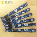 Lanyard strap arddwrn bathodyn id byr polyester