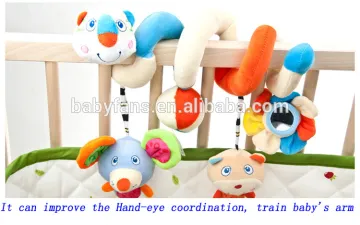 Baby Rattle Stuffed Crib Hanging Plush Tiger Baby Toys Wholesale Toy From China